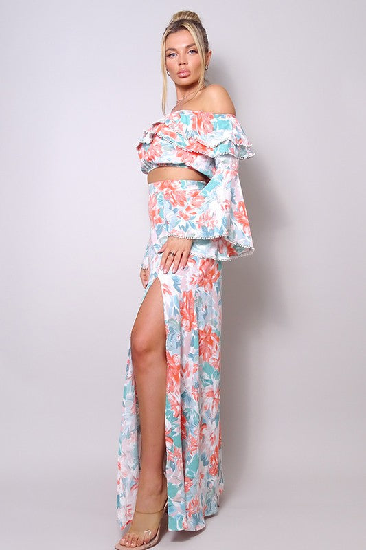 BEACHY NIGHTS SUMMER MAXI SKIRT