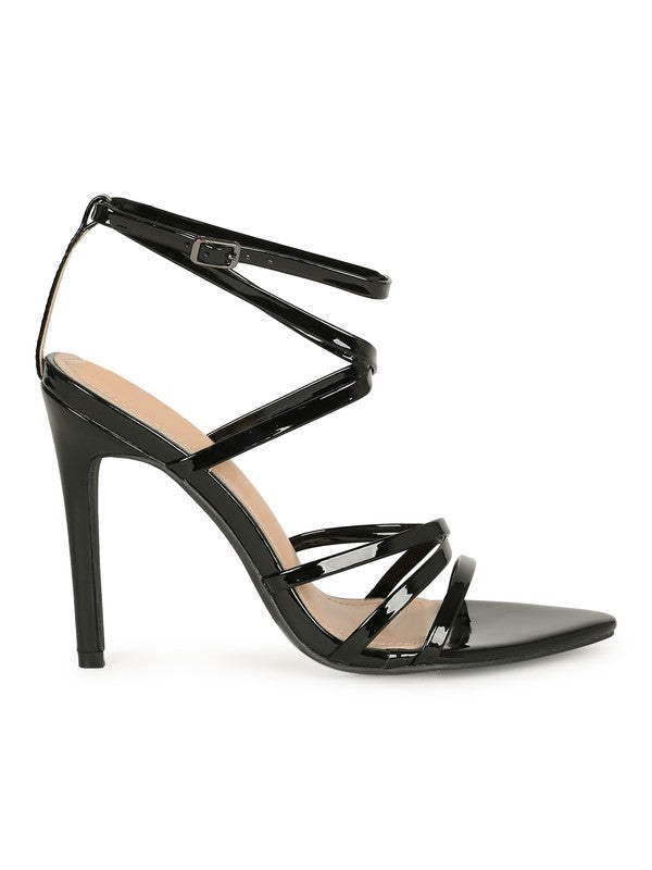 Mabel-9 Ankle Strap Heel Sandals for Summer Night Out