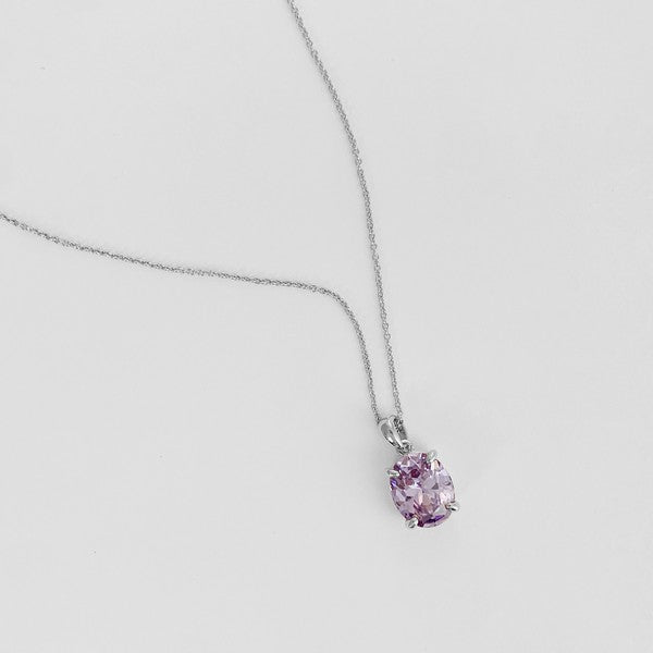 Confection Purple Crystal Necklace