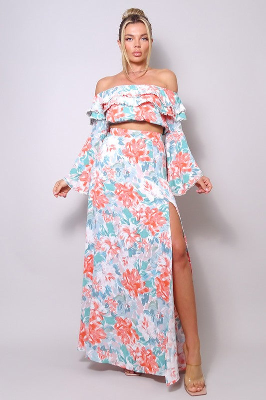 BEACHY NIGHTS SUMMER MAXI SKIRT